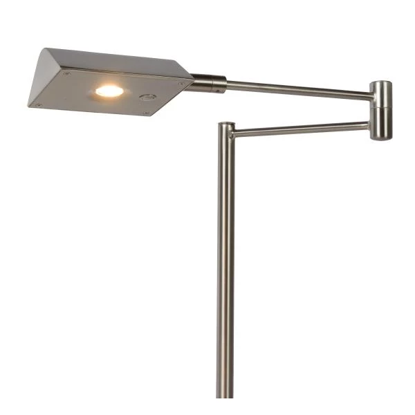 Lucide NUVOLA - Bureaulamp - Ø 20 cm - LED Dimb. - 1x9W 3000K - Mat chroom - detail 4